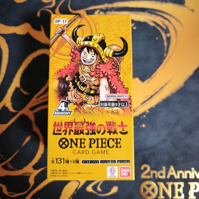 op17 one piece luffy elbaph elbaf strongest warrior pièce display box sealed scellé
