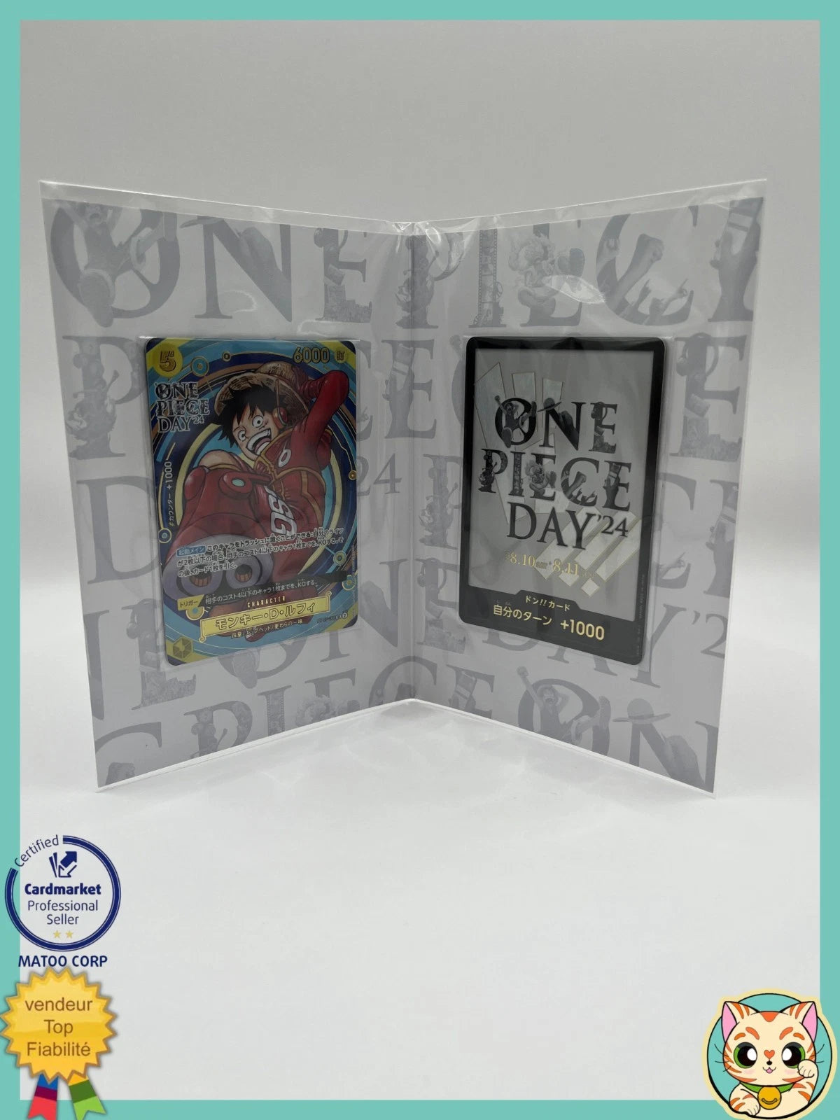 Livret Scellé One Piece Day 2024 – Monkey D. Luffy (OP07-109) + Carte Don! – Édition Japonaise